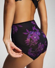 Soma / High-Waist Brief Panty GILDED BLOOMS MAGENTA M