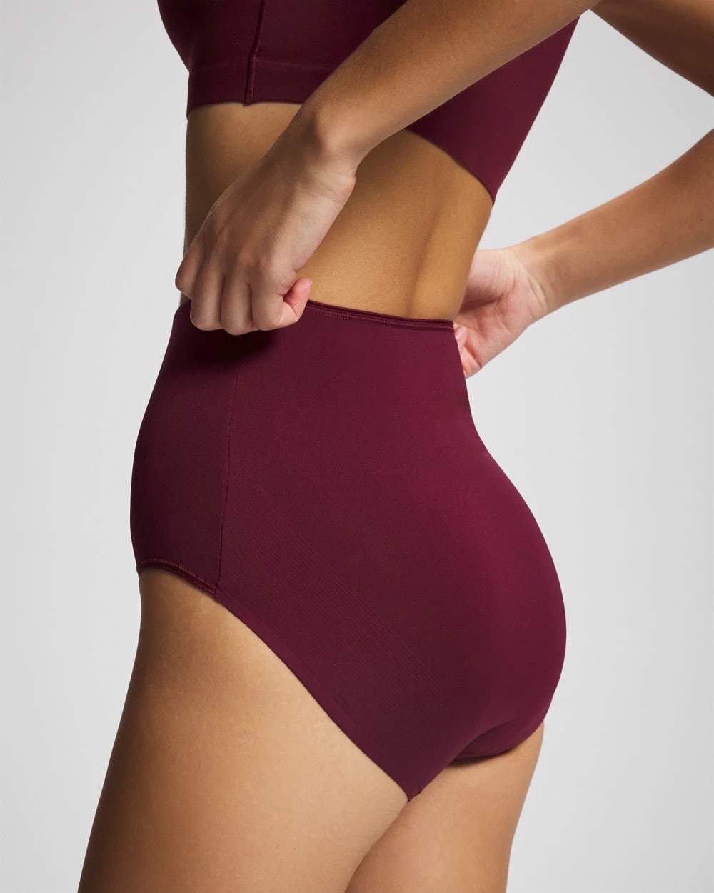 Soma / High-Waist Brief Panty VELVET PLUM