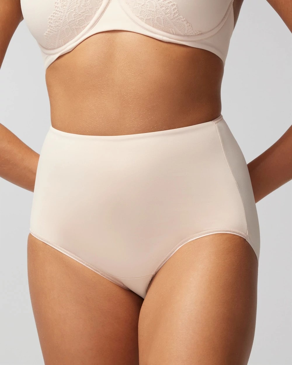 Soma / High-Waist Brief Panty PALE SAND