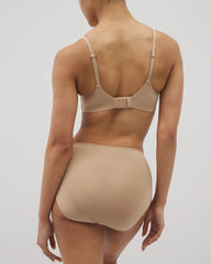 Soma / Vanishing Edge Microfiber Modern Brief Panty with Lace WARM AMBER