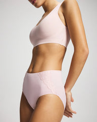 Soma / Tummy Modern Brief Panty with Lace PRETTY PINK