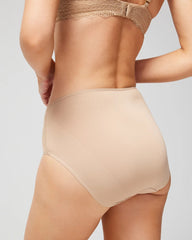Soma / Modern Brief Panty with Lace WARM AMBER