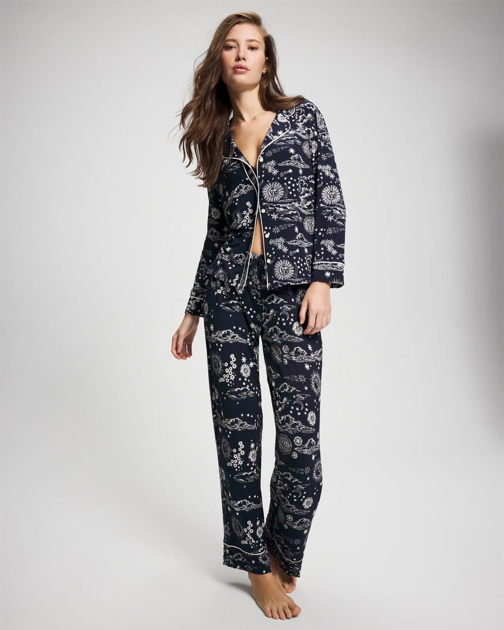 Soma / Printed Pajama Pant COSMIC BALLET NAVY