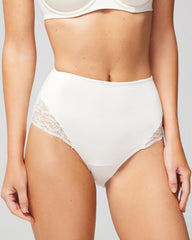 Soma / High-Waist Brief Panty with Lace IVORY