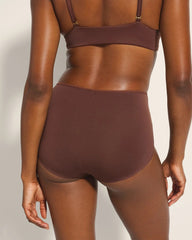 Soma / High-Waist Cheeky Panty MOCHA