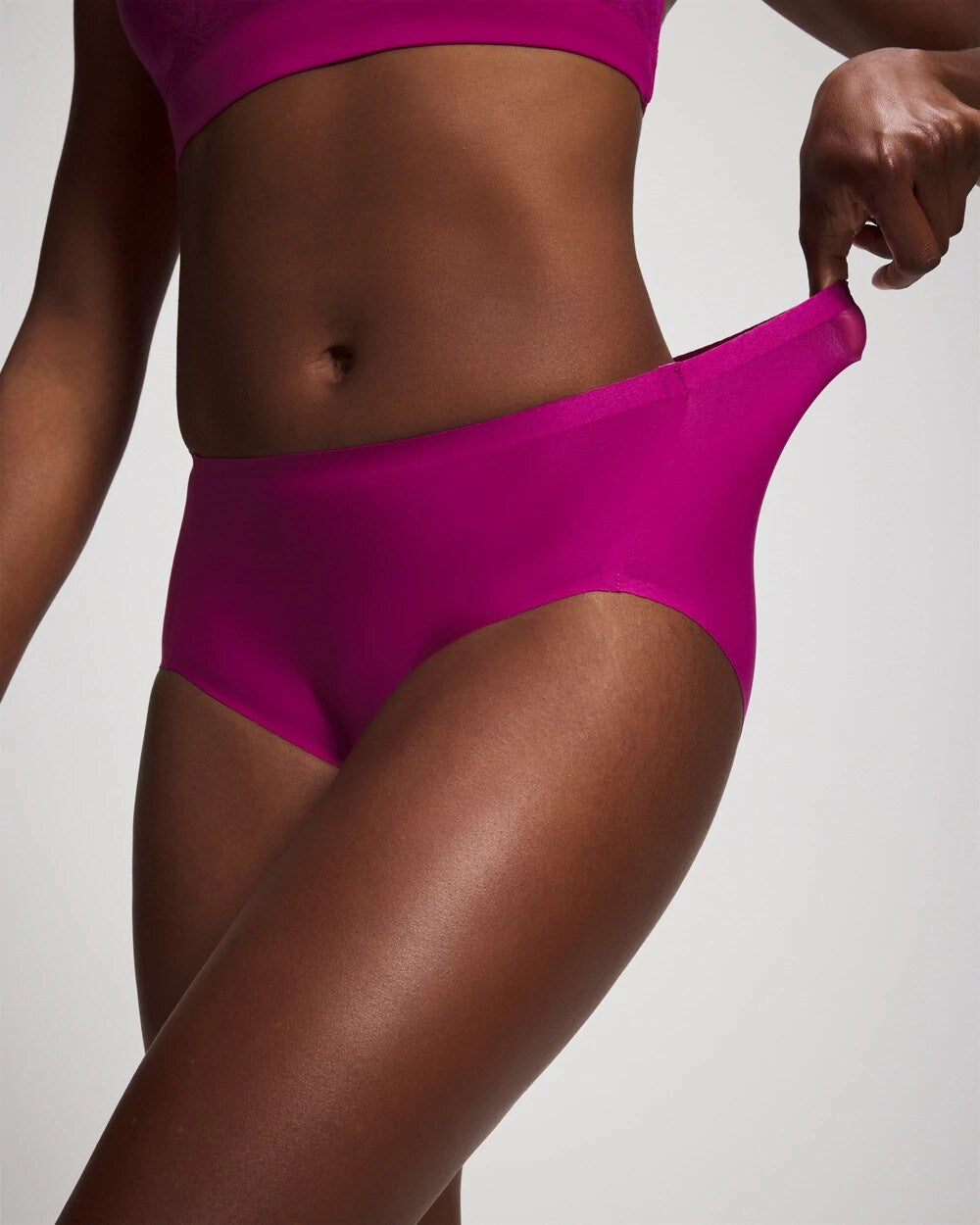 Soma / Enbliss Soft Stretch Modern Brief Panty MAGENTA ORCHID