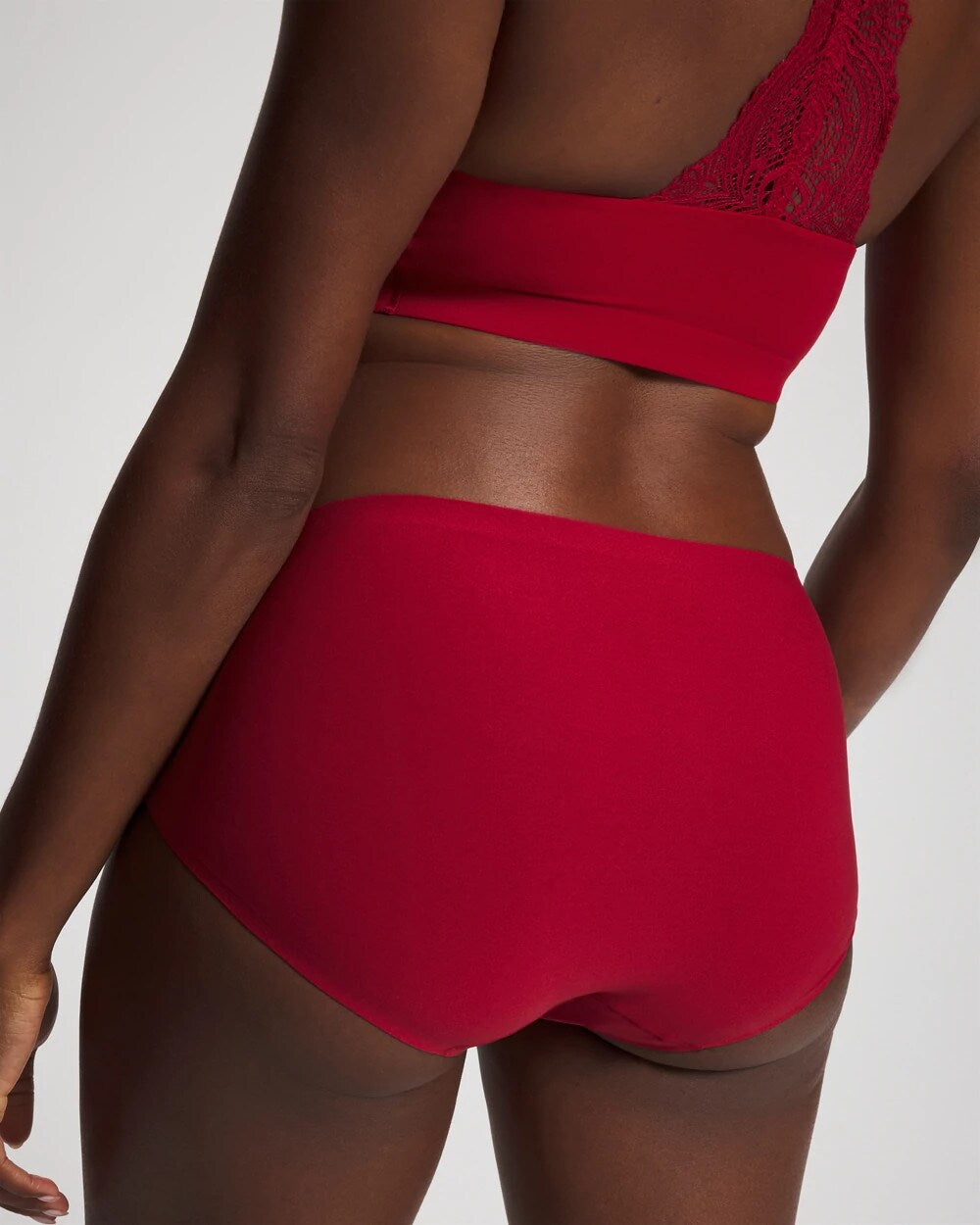 Soma / Soft Stretch Modern Brief Panty PAINT THE TOWN RED