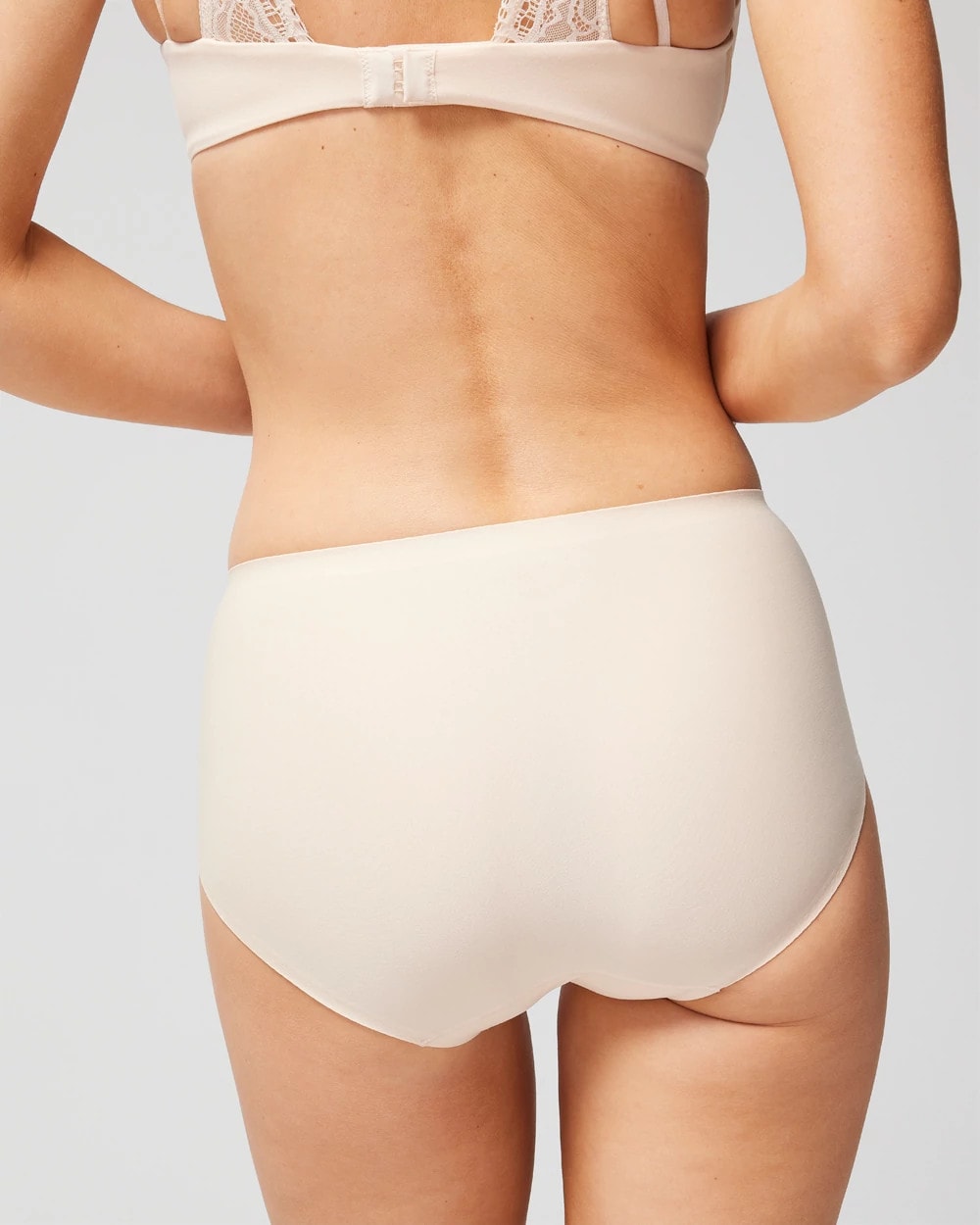Soma / Soft Stretch Modern Brief Panty PALE SAND