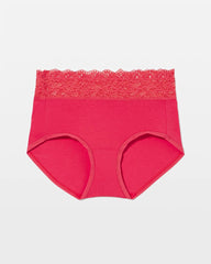 Soma / Brief Panty with Enchanting Lace HEARTS DESIRE