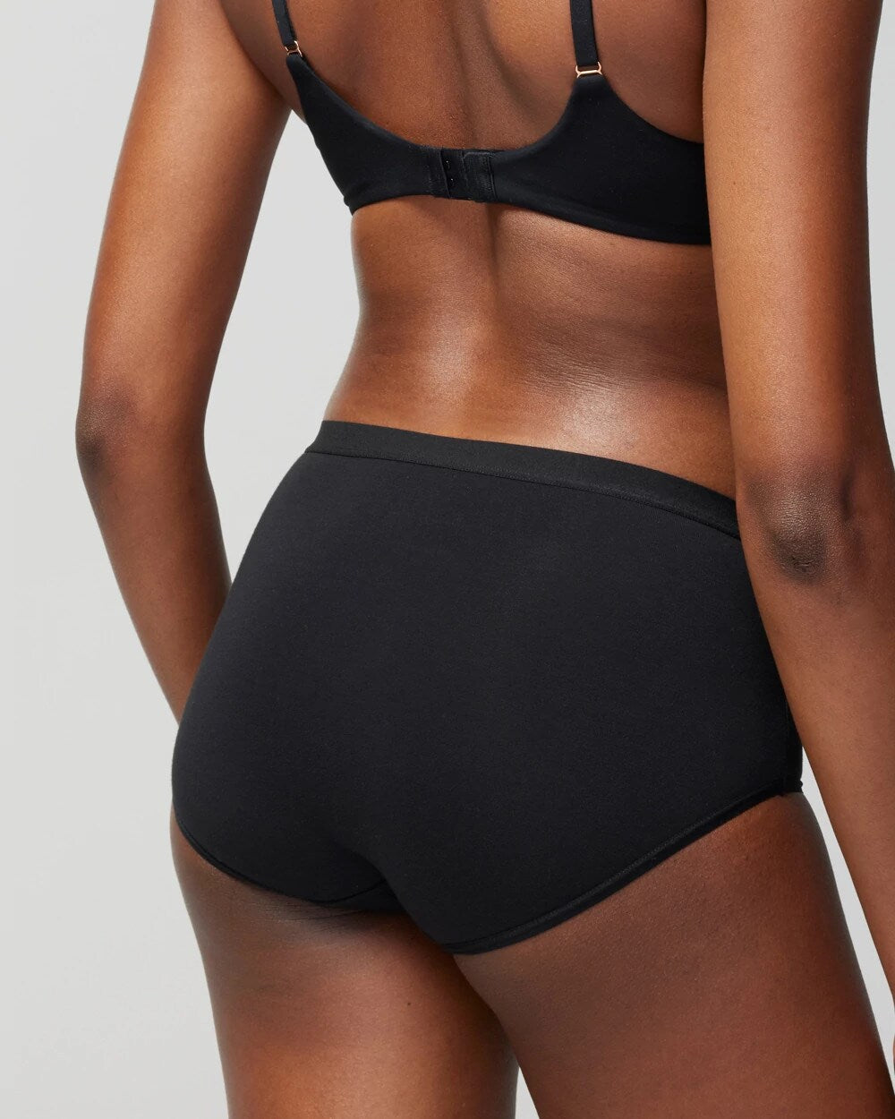 Soma / Cotton Modern Brief Panty BLACK