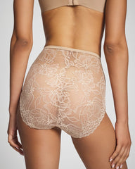 Soma / Lace Back Modern Brief Panty WARM AMBER