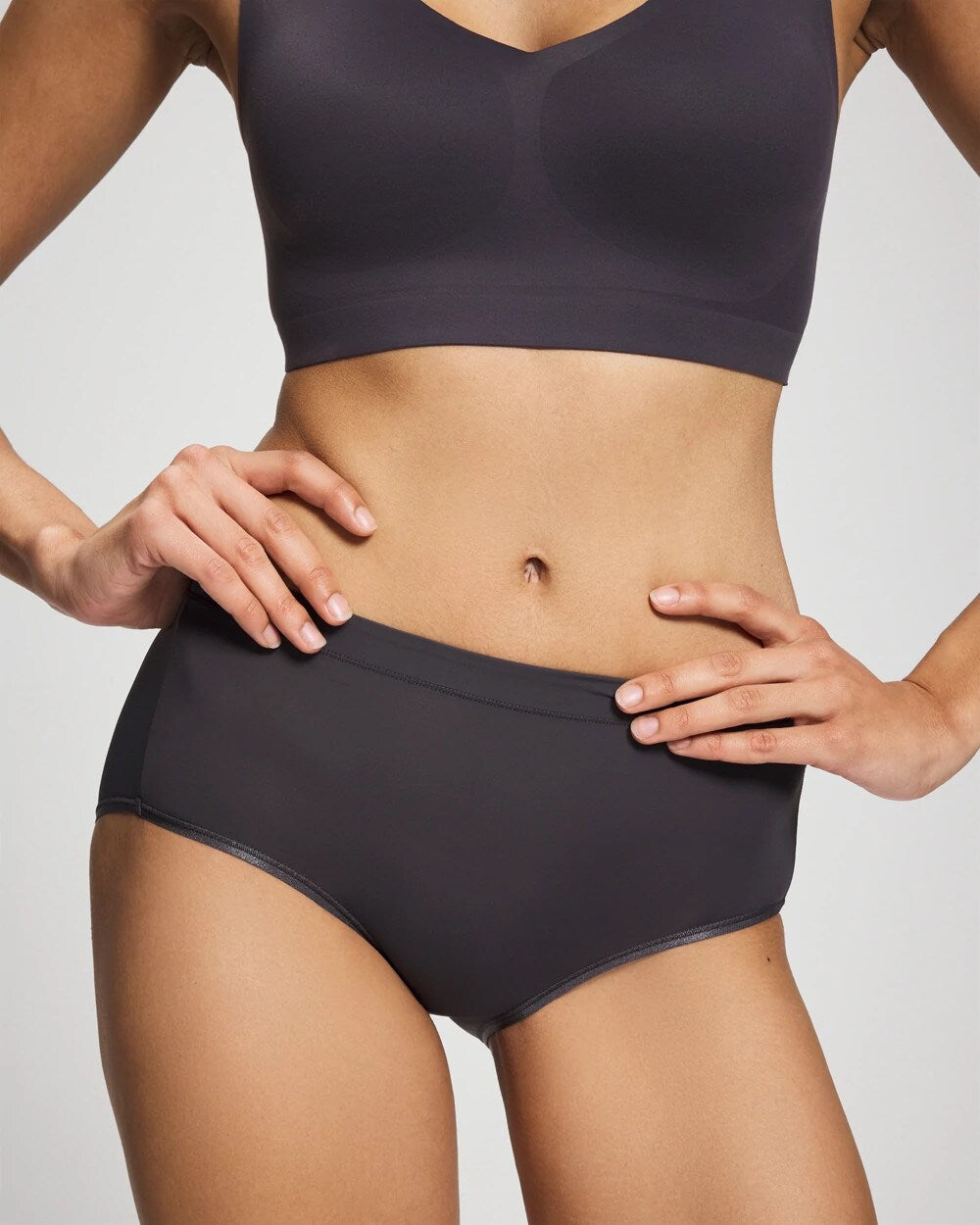 Soma / Modern Brief Panty GRAY INK