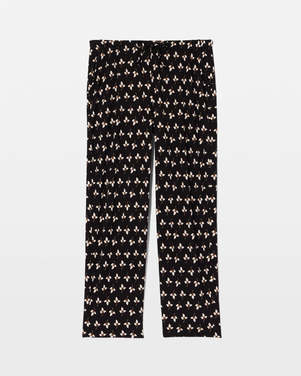 Soma / Ankle Pajama Pant PEACEFUL PETALS BLACK
