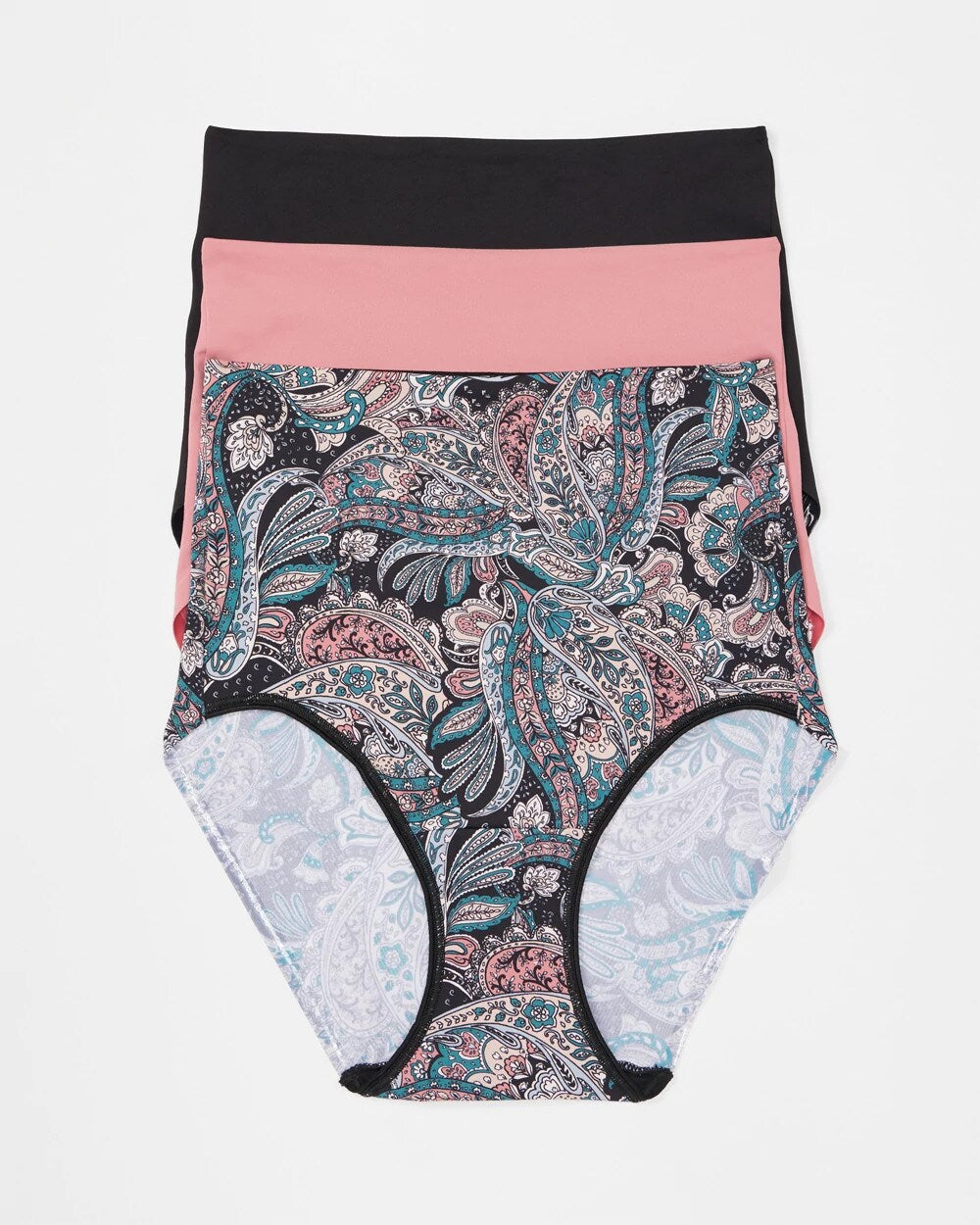 Soma / Tummy High-Waist Brief Panty 3 Pack REGAL PAISLEY MULTI PACK