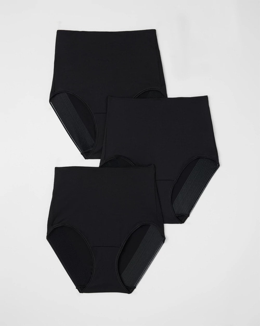Soma / Tummy High-Waist Brief Panty 3 Pack BLACK MULTI PACK