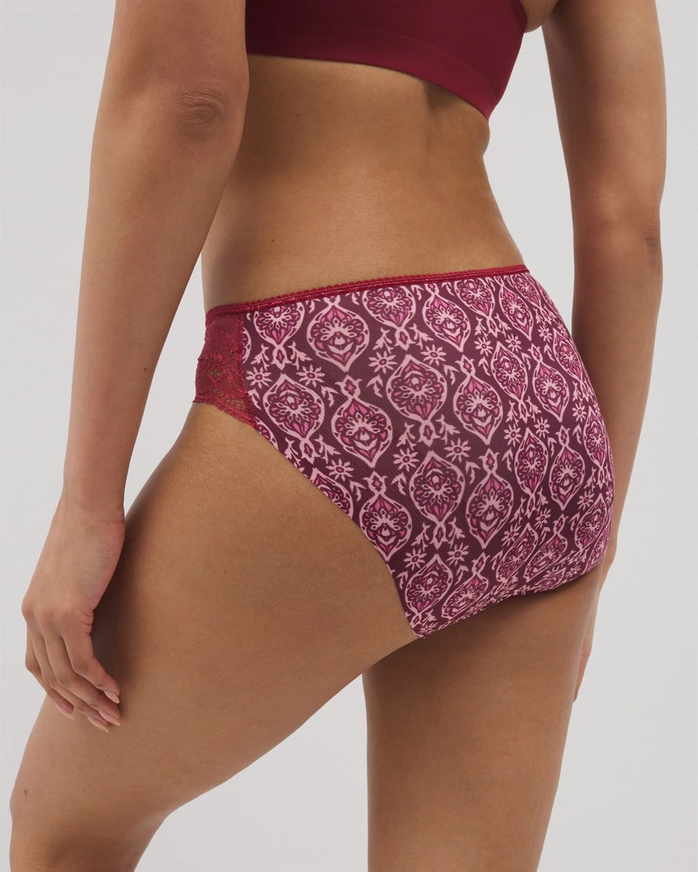 Soma / Edge Hipster Panty with Lace PLENTIFUL PIECES KISS