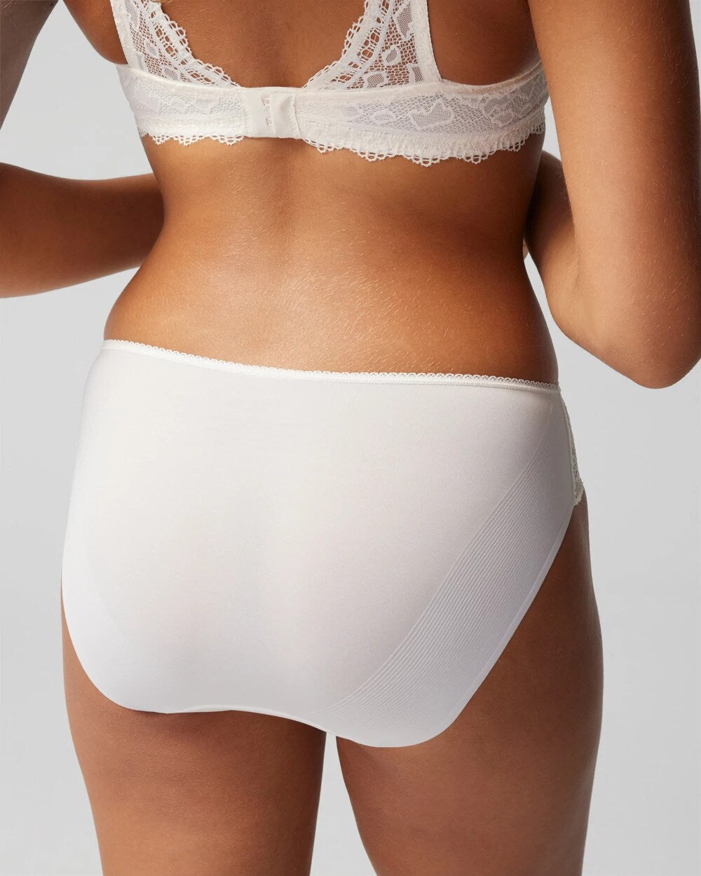 Soma / Hipster Panty with Lace IVORY
