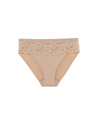 Soma / Hipster Panty with Lace WARM AMBER