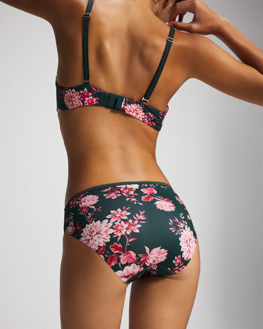 Soma / Edge Hipster Panty COTTAGE FLORAL MINI GREEN