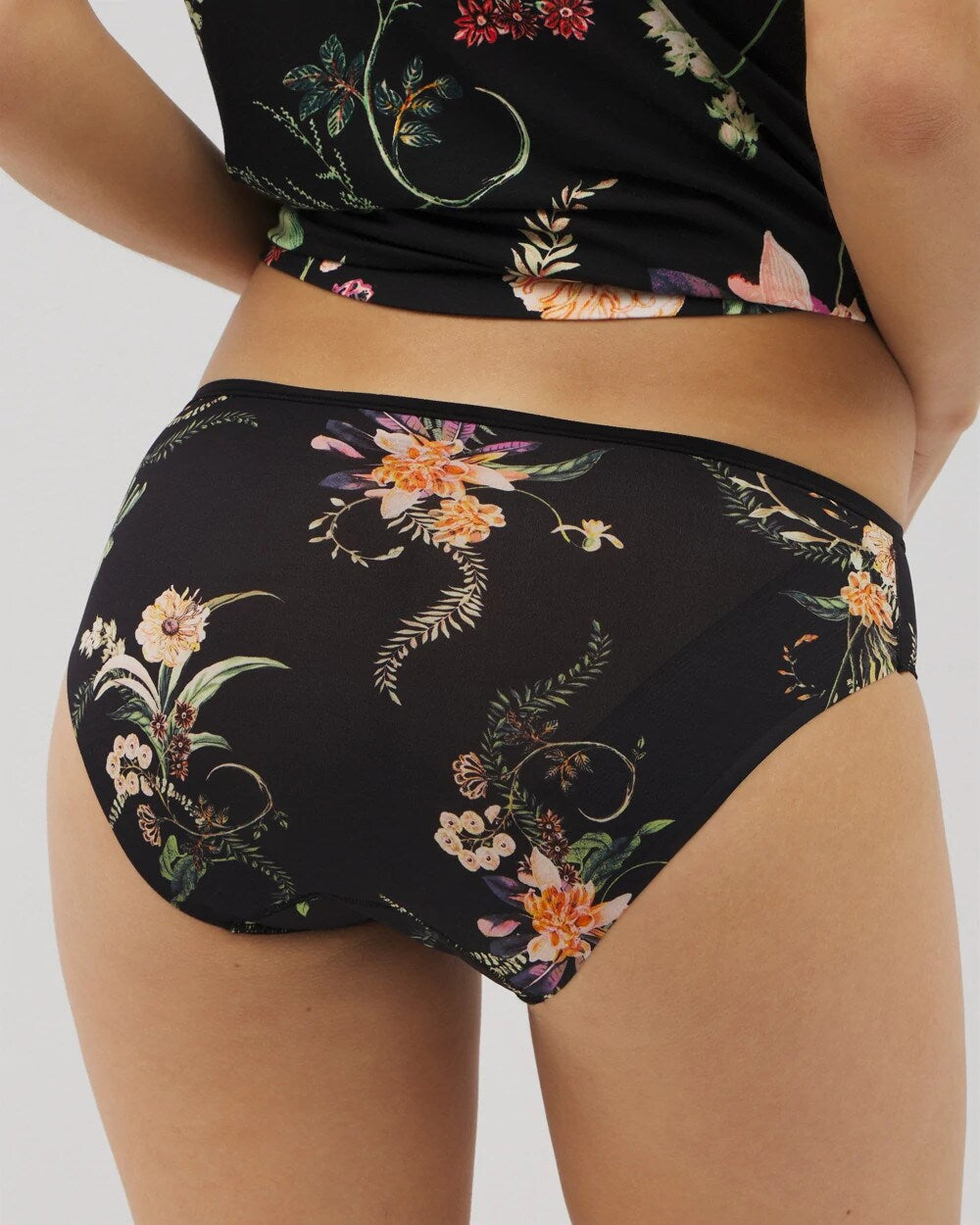 Soma / Edge Hipster Panty PARADISE PLUMES D M BLACK