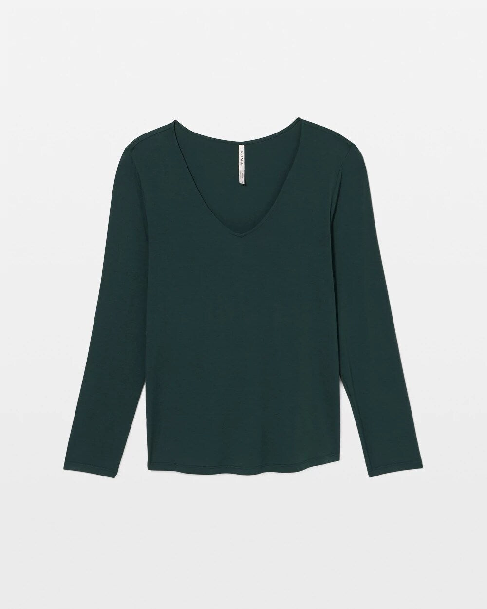 Soma / Classic Long Sleeve Pajama Top GREEN JOLIE