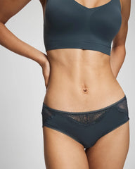 Soma / Embraceable Hipster Panty Crochet Lace PETROL