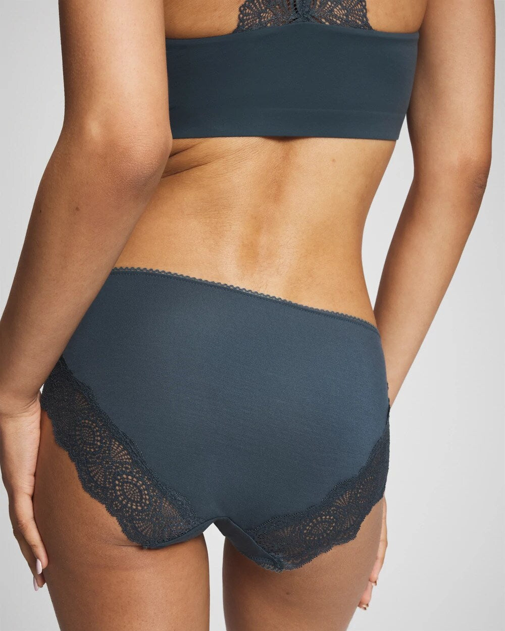 Soma / Embraceable Hipster Panty Crochet Lace PETROL
