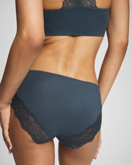 Soma / Embraceable Hipster Panty Crochet Lace PETROL