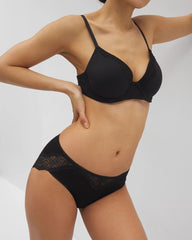 Soma / Embraceable Hipster Panty Crochet Lace BLACK