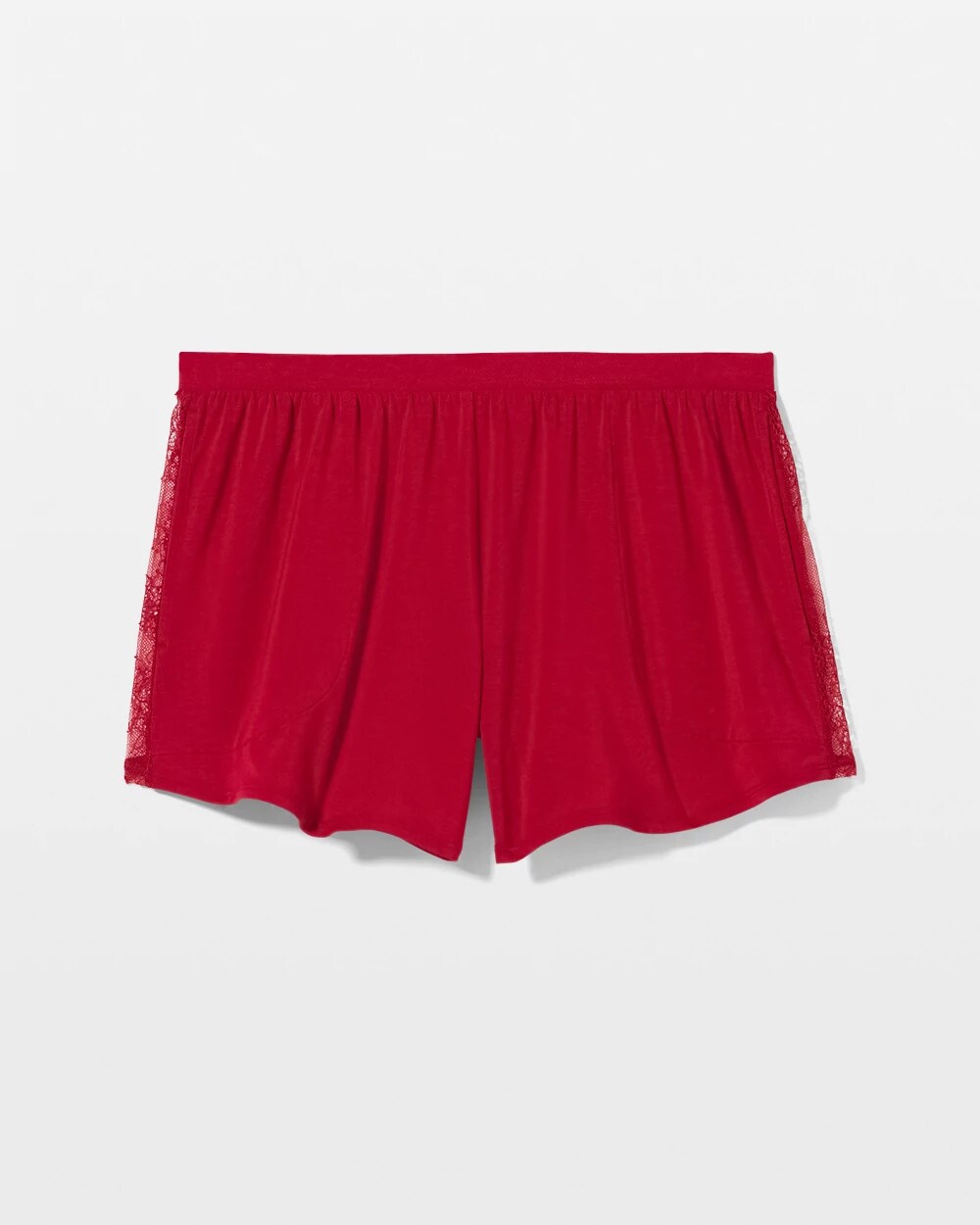 Soma / Lace Relaxed Pajama Short PAINT THE TOWN RED