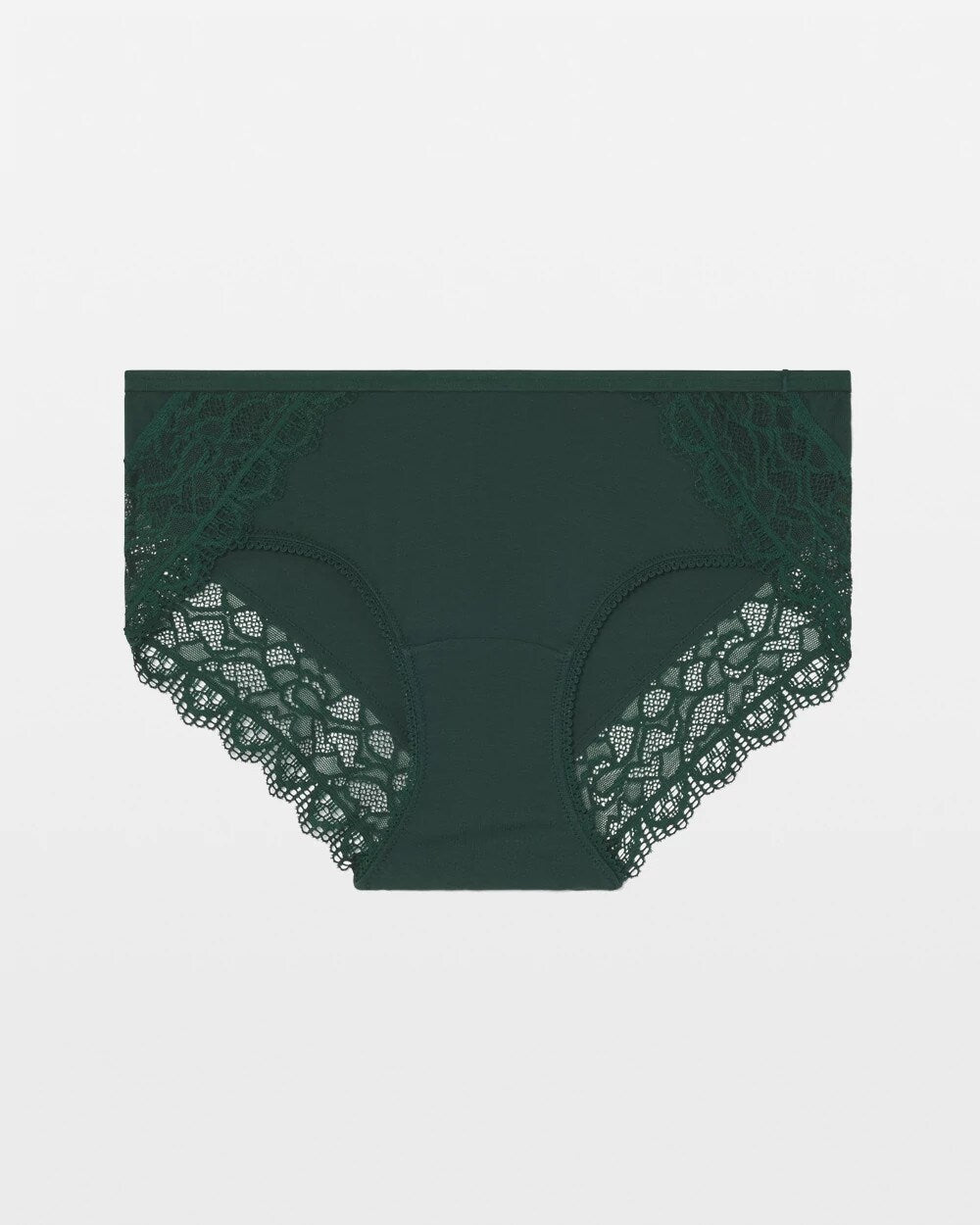 Soma / Hipster Panty with Enchanting Lace LUSH EMERALD