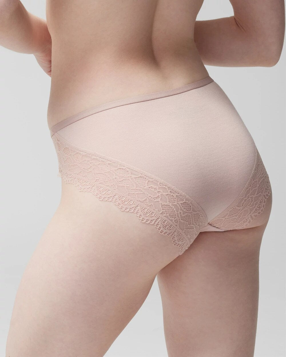 Soma / Hipster Panty with Enchanting Lace ADOBE ROSE
