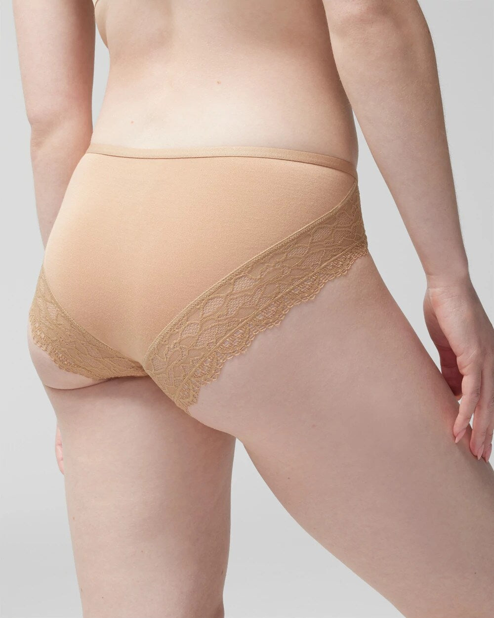 Soma / Hipster Panty with Enchanting Lace WARM AMBER