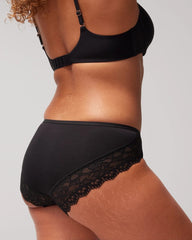Soma / Hipster Panty with Enchanting Lace BLACK