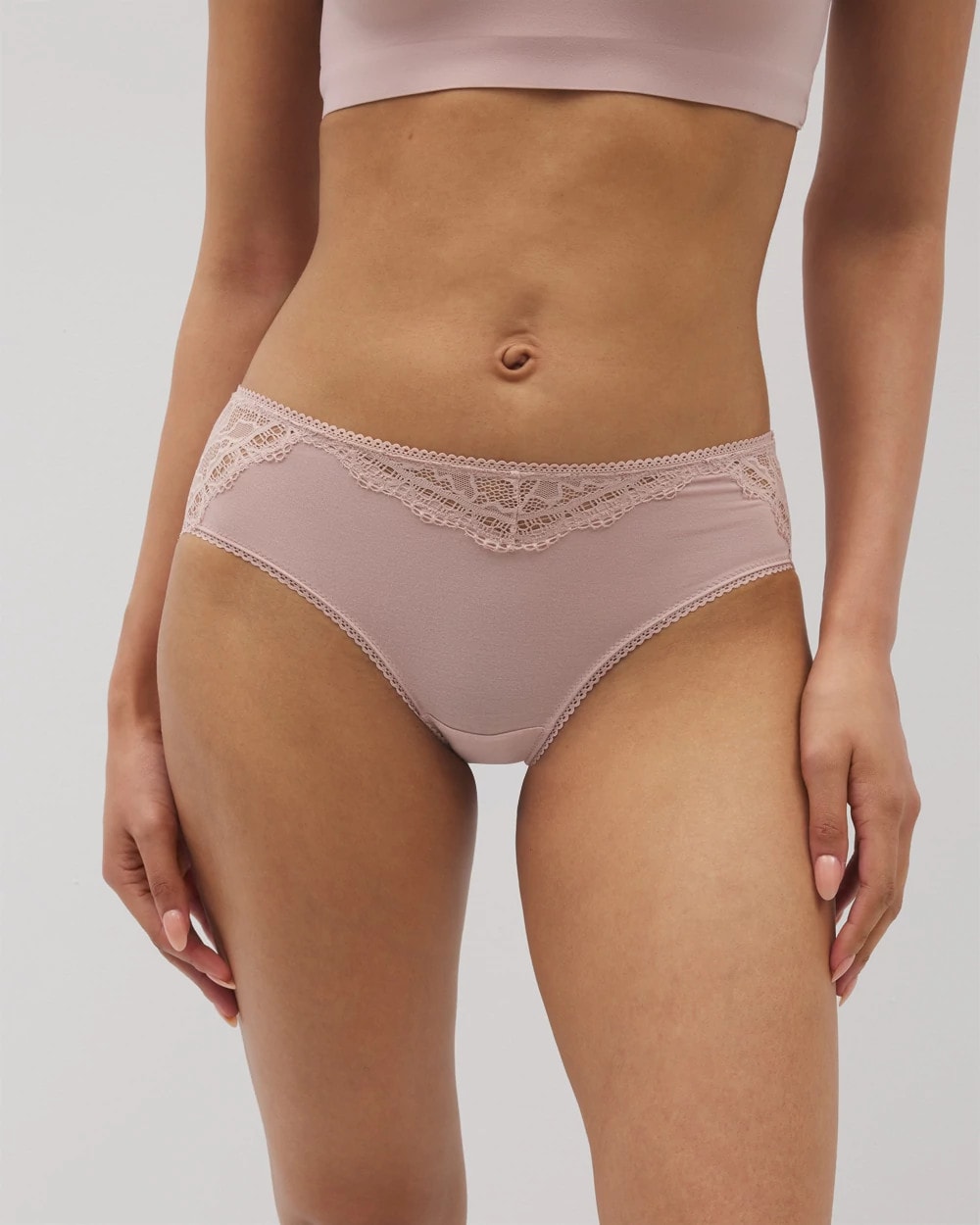 Soma / Lace Hipster ADOBE ROSE