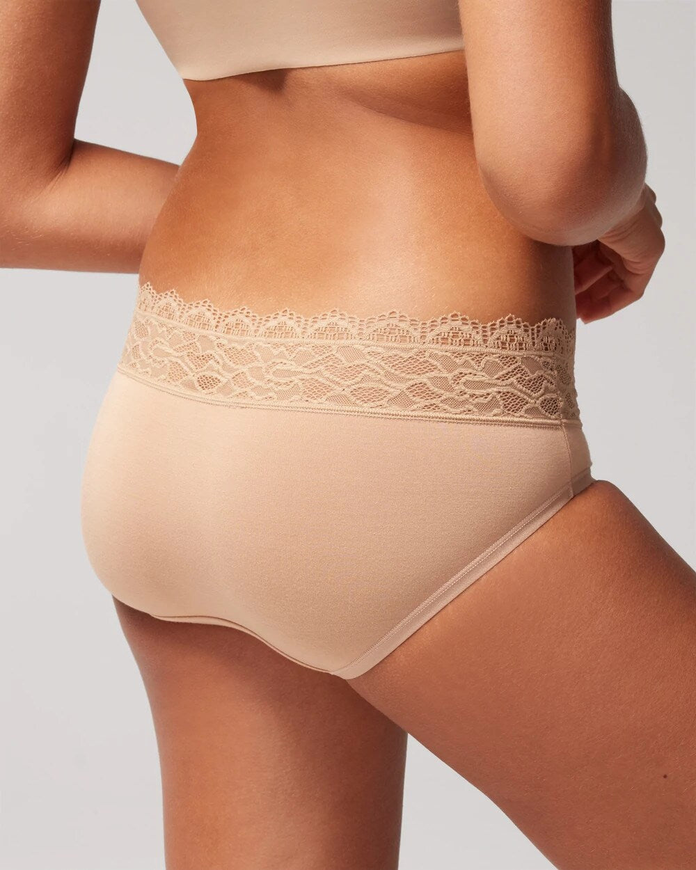 Soma / Hipster Panty with Enchanting Lace WARM AMBER