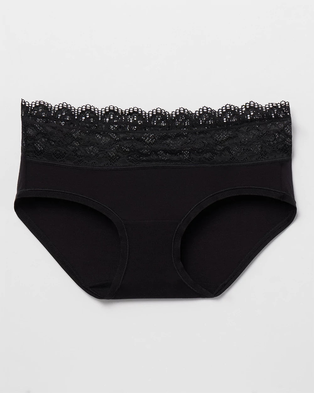 Soma / Hipster Panty with Enchanting Lace BLACK