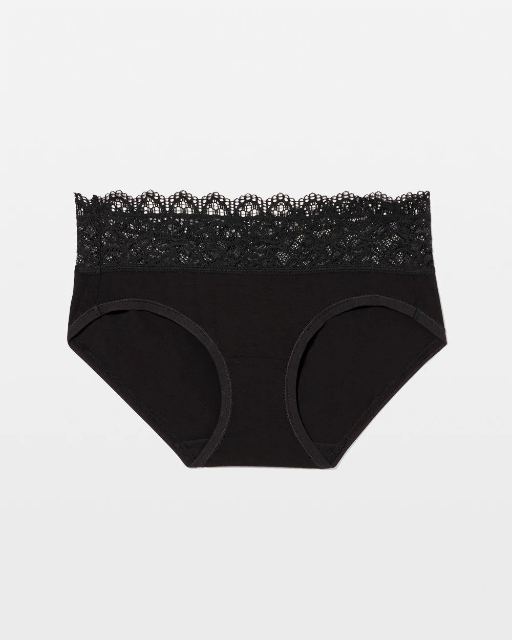 Soma / Hipster Panty with Enchanting Lace BLACK