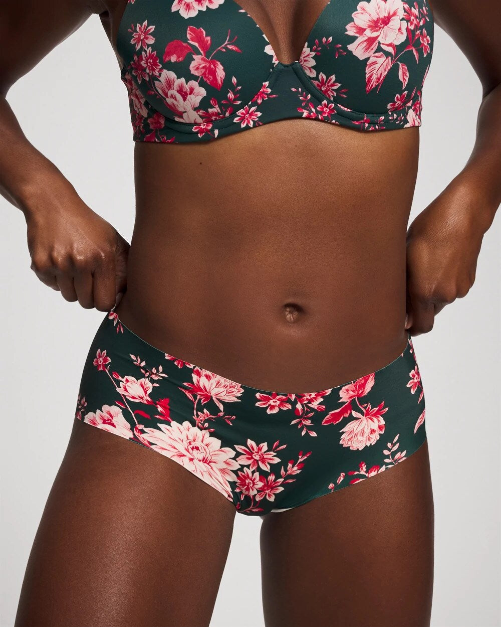 Soma / Hipster Panty COTTAGE FLORAL MINI GREEN