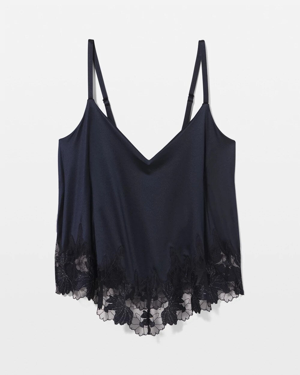 Soma / Soma’s Sexiest Luster Knit Embroidered Pajama Cami MIDNIGHT SKIES