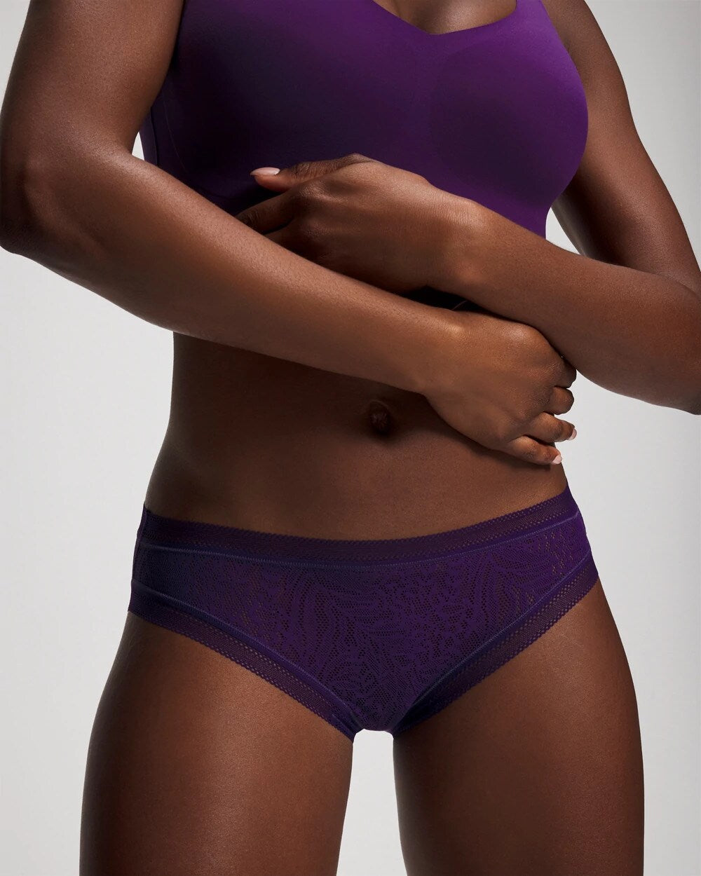 Soma / Soma Hipster Panty with Stretch Lace MAJESTIC PURPLE