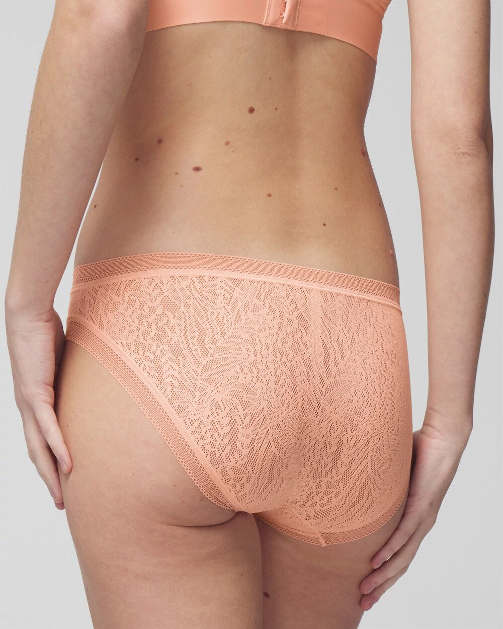 Soma / Soma Hipster Panty with Stretch Lace APRICOTTA