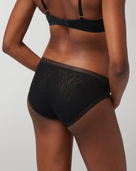 Soma / Soma Hipster Panty with Stretch Lace BLACK