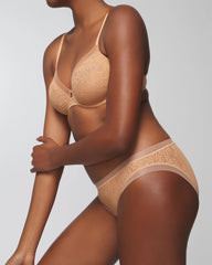 Soma / Soma Hipster Panty with Stretch Lace CREME BRULEE