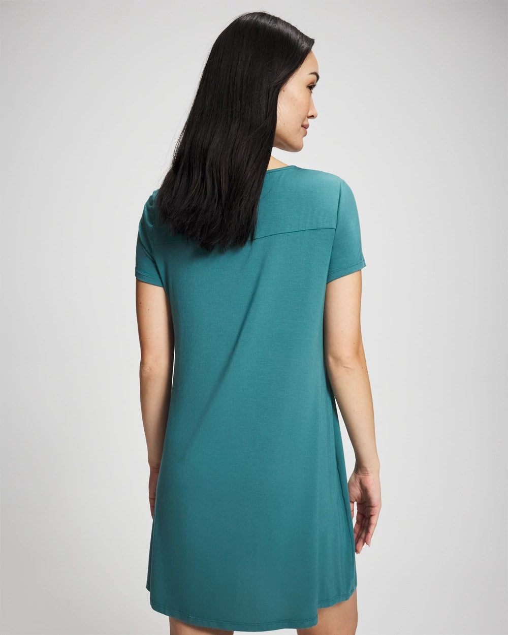 Soma / Short-Sleeve Sleepshirt CERULEAN TEAL