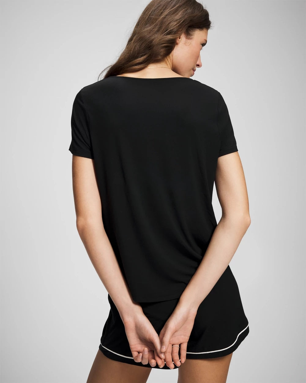 Soma / Short Sleeve Pajama Tee BLACK