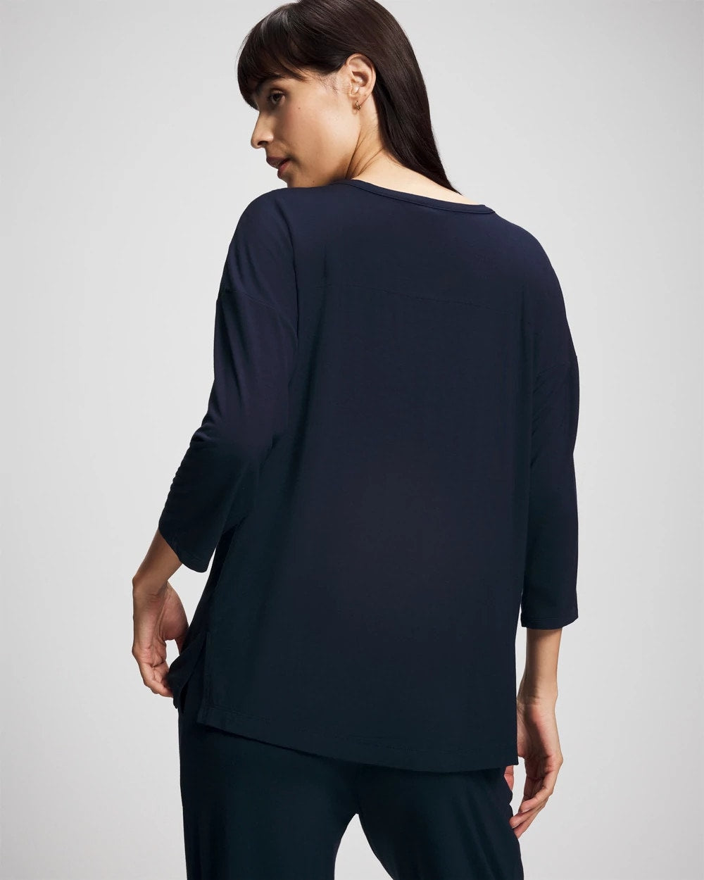 Soma / Button-Up Pajama Top NIGHTFALL NAVY