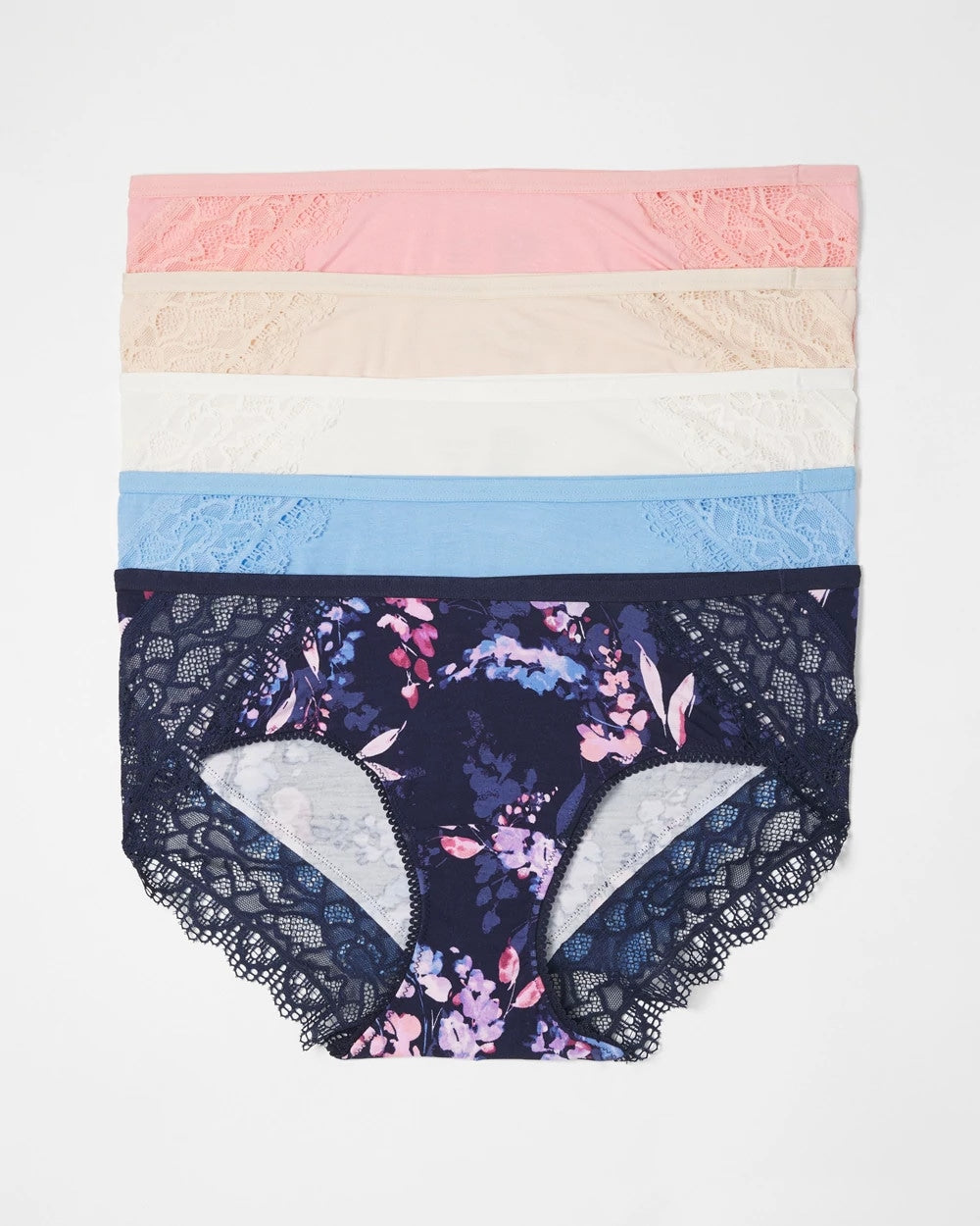Soma / Hipster Panty with Enchanting Lace 5 Pack BLOOM BRIGHTLY MULTIPACK
