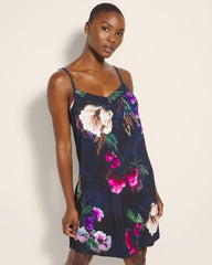 Soma / Chemise with Piping FLEUR EVER DRAMA NAVY