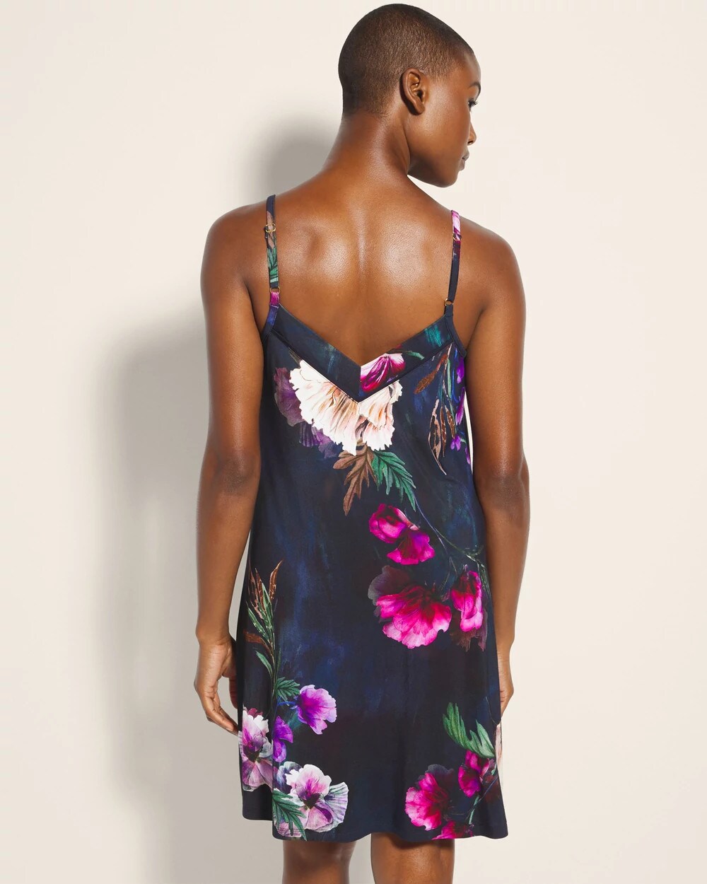 Soma / Chemise with Piping FLEUR EVER DRAMA NAVY
